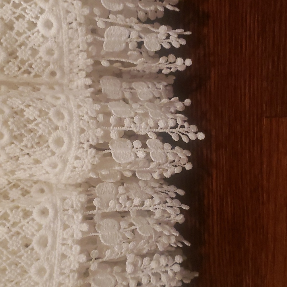 DOLLCAKE white crochet lace cotton dress 3 3T - Picture 9 of 14